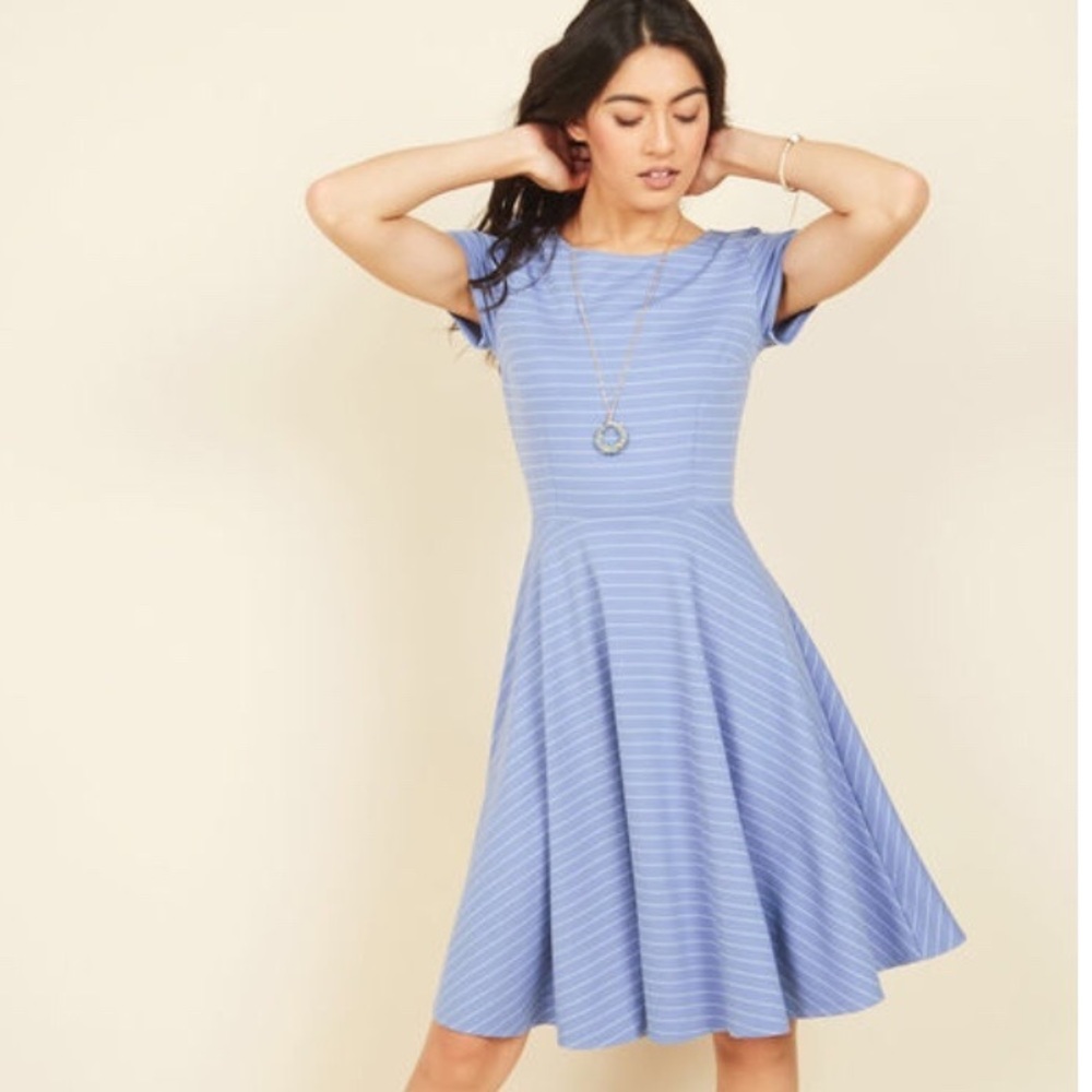 ModCloth Playlist Professional A-Line Dress